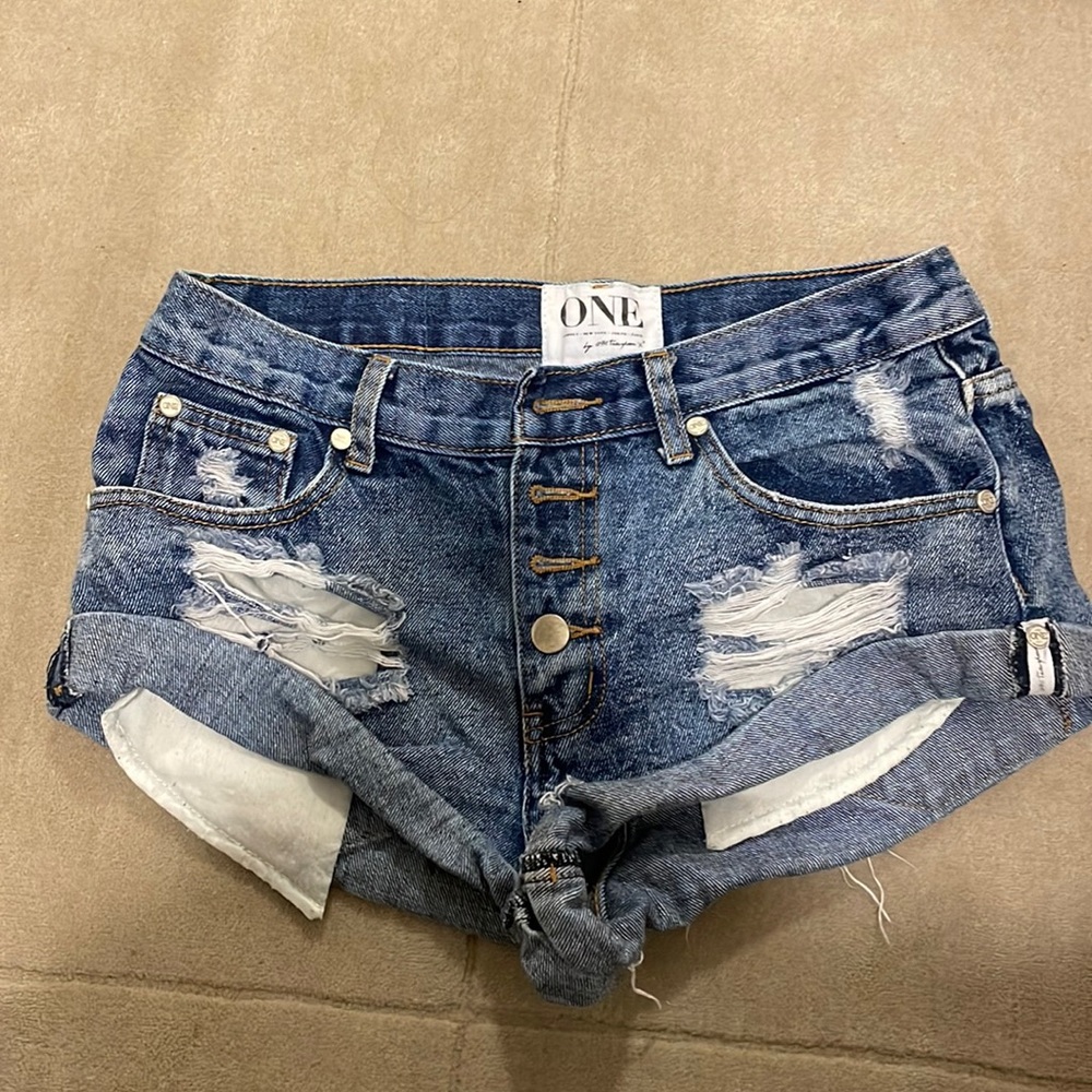 One Teaspoon denim shorts